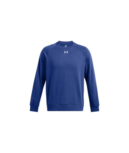 Sweat Under Armour Homme Crew polaire Rival bleu