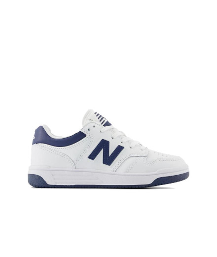 Chaussures New Balance 480 Blanc/Bleu Enfant