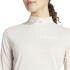 T-shirt Montagne adidas Femme by Terrex Multi Half Zip Longsleeve Light Brown