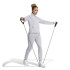 Pantalon Fitness adidas Femme from Aeroready Game & Go Regular Tapered Fleece Gris