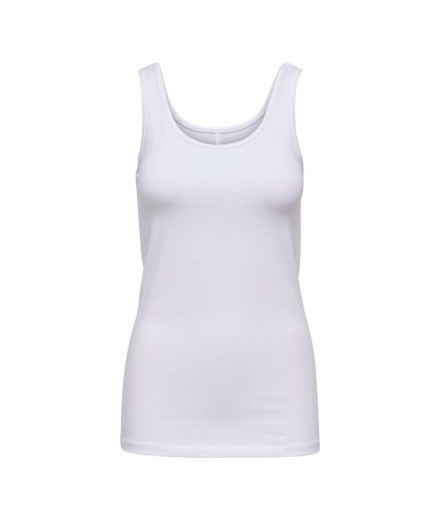 T-shirt Only Onllive Love Blanc Femme