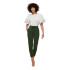 Pantalon Only poptrash Life Easy Col Peat Femme