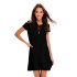 Robe Only bera Back Lace Up S/S Noir Femme