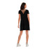 Robe Only bera Back Lace Up S/S Noir Femme