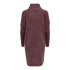 Robe Only jana Cowlnck Wool Rosa Brown Femme