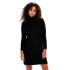 Robe Only jana Cowlnck Laine Noir Femme