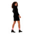 Robe Only jana Cowlnck Laine Noir Femme