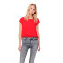 T-shirt Only vic S/S Solid Ptm High Risk Red Femme