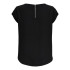 T-shirt Only vic S/S Solid Ptm Noir Femme