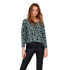 T-shirt Only elcos 4/5 Aop Chinois Vert Femme