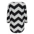 T-shirt Only elcos 4/5 Aop Light Grey Femme