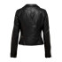 Veste Only Onlgemma Faux Leather Biker Black Femme