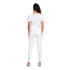 Pantalon Only blush MidRw Ank Rea0730 Blanc Femme