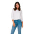 T-shirt Only glamour 3/4 Cloud Dancer Femme