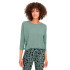 T-shirt Only glamour 3/4 Chinois Vert Femme