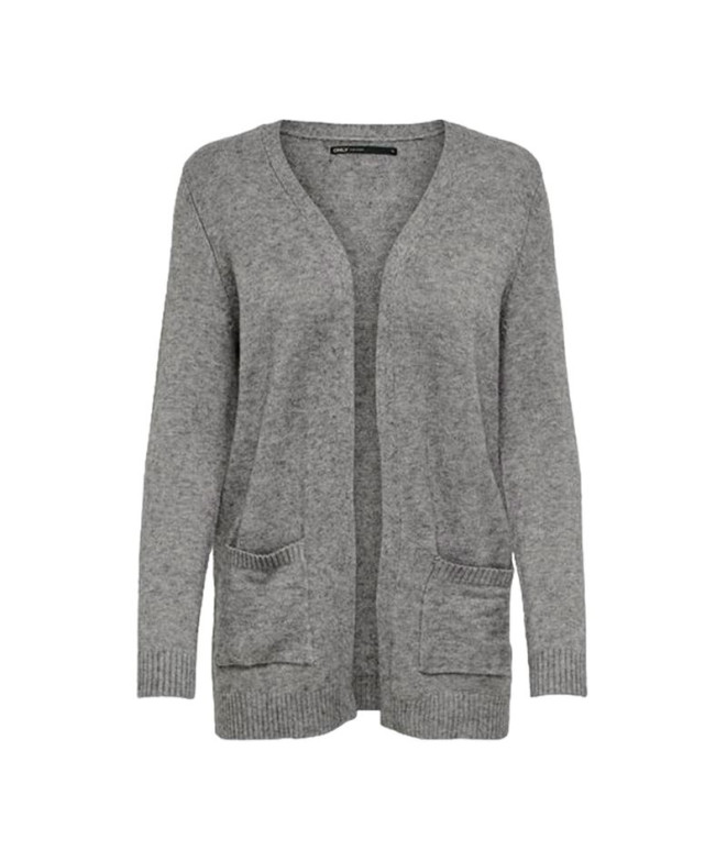 Sweat Only lesly Open Cardigan Blancocap Gray...