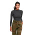 T-shirt Only emma High Dark Gris Femme