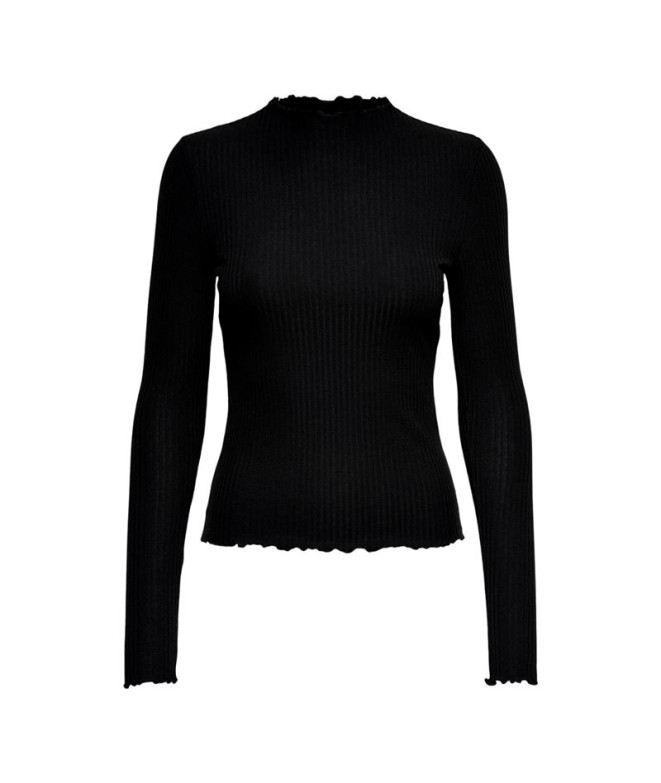 T-shirt Only Onlemma High Noir Femme