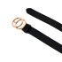 Ceinture Only rasmi Faux Leather Jeans Noir Femme