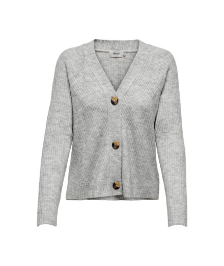 Sweat Only carol Cardigan Light Gris Femme