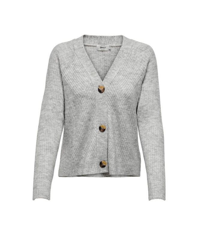 Sweat Only carol Cardigan Light Gris Femme