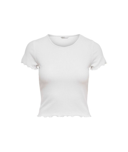 T-shirt Only Onlemma Blanc Femme