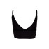 Haut Only vicky Rib Seamless V- Noir Femme