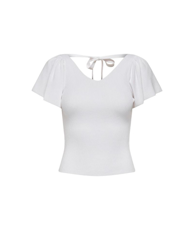 Sweat Only lis S/S Back Eggnog Femme