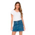 Sweat Only lis S/S Back Eggnog Femme