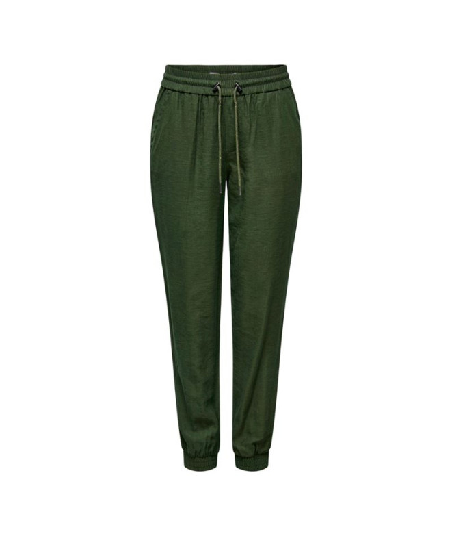 Pantalon Only kelda-Emery Mw Pull-Up s Grape...