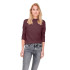 Sweat Seule la vie riche Rosa Brown Femme