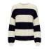 Sweat Only Onlatia tripe Whitecap Gray Femme
