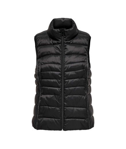 Veste Only newclaire Gilet Matelassé Noir Femme