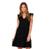 Robe Only Onlmay Sleev Fril Black Femme
