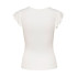 T-shirt Only Onlbelia Cap Sleeve Cloud Dancer Femme