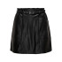 Jupe Only Onlheidi Faux Leather Black Femme