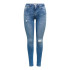 Pantalon Only power Mid PushDt Rea264 Medium Blue Denim Femme