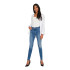 Pantalon Only power Mid PushDt Rea264 Medium Blue Denim Femme