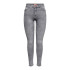 Pantalon Only power Mid Push Up Azg937 Grey Denim Femme