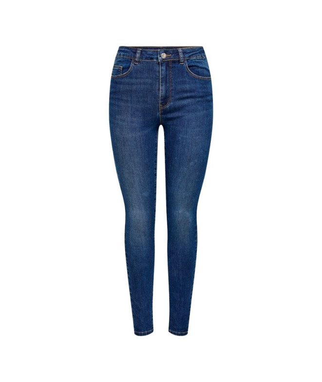 Pantalon Only ana Mid Skinny Dark Medium Blue...