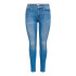 Pantalon Only ana Mid Skinny Medium Blue Denim Femme