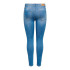 Pantalon Only ana Mid Skinny Medium Blue Denim Femme