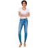 Pantalon Only ana Mid Skinny Medium Blue Denim Femme