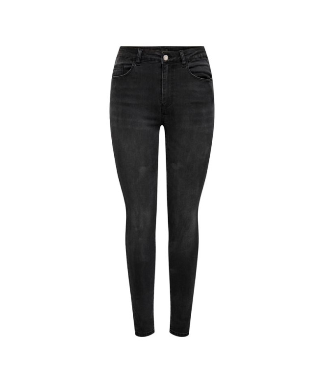 Pantalon Only ana Mid Skinny Black Femme