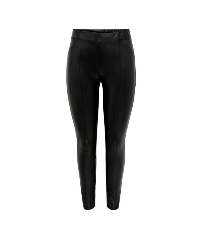 Pantalon Only jessie Fauxleather Noir Femme