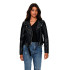 Veste Only vera Faux Leather Biker Black Femme