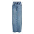 Pantalon Only juicy Wide Leg Rea365 Medium Blue Denim Femme