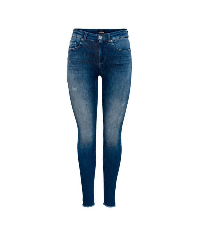 Pantalon Only blush MidAnkRea811 Denim Bleu...