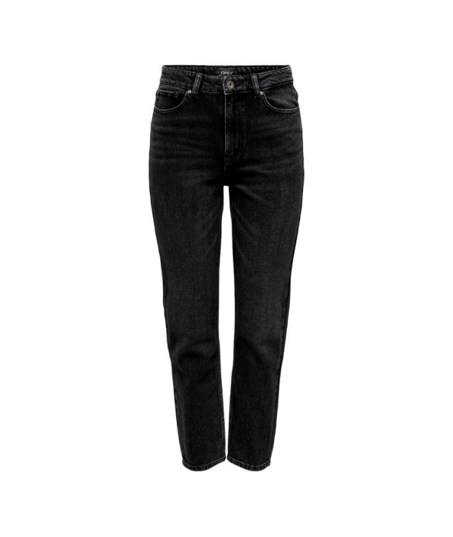 Pantalon Only emily Str Ank Nas997 Black Denim...