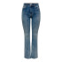 Pantalon Only mila Flared Bj139 Medium Blue Denim Femme